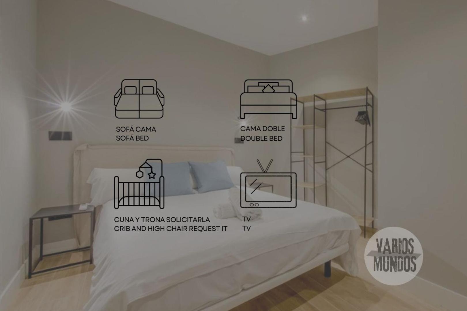 Urban And Central Apt 5Pax En Calle Silva-Gran Via E2 Madrid Dış mekan fotoğraf