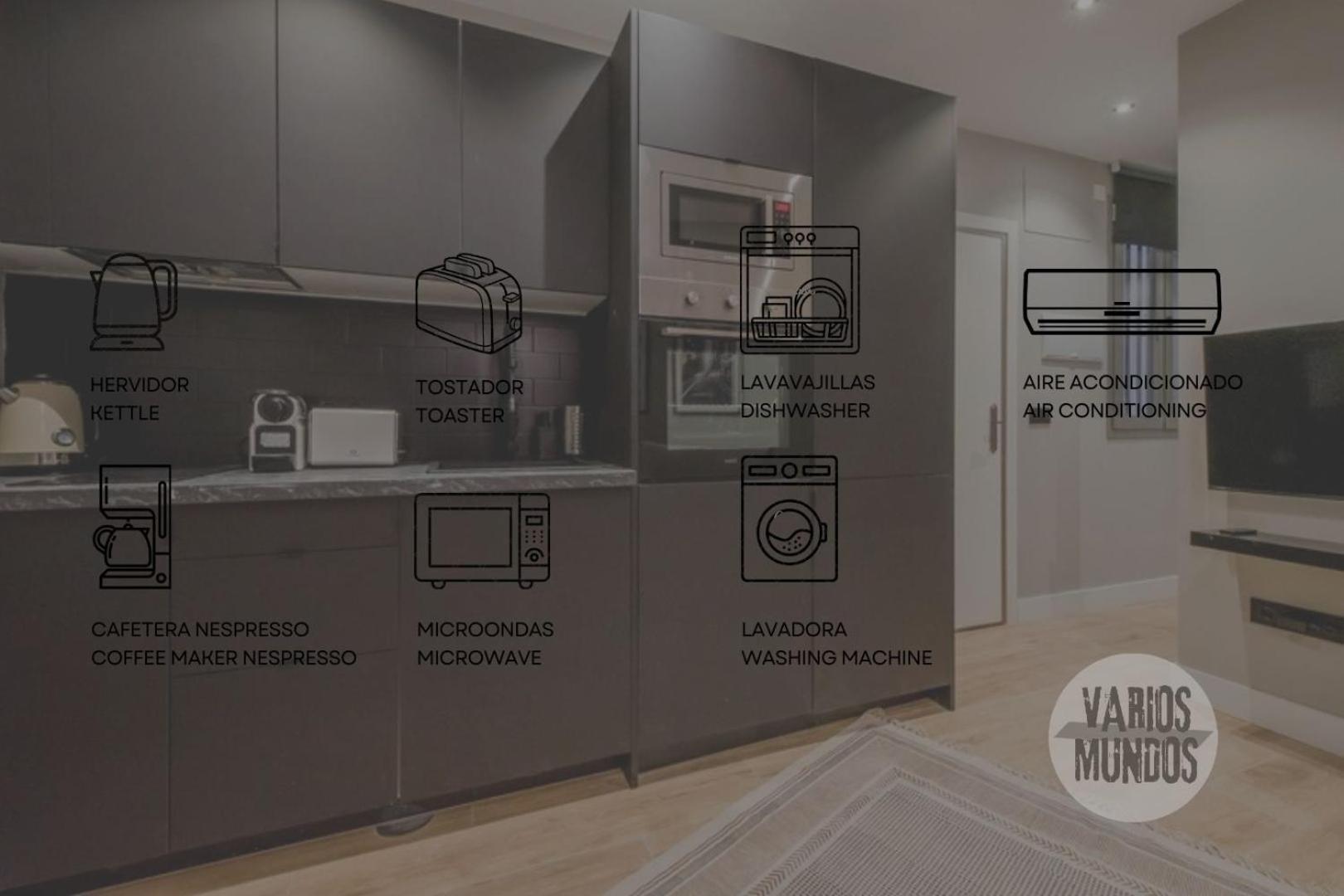 Urban And Central Apt 5Pax En Calle Silva-Gran Via E2 Madrid Dış mekan fotoğraf